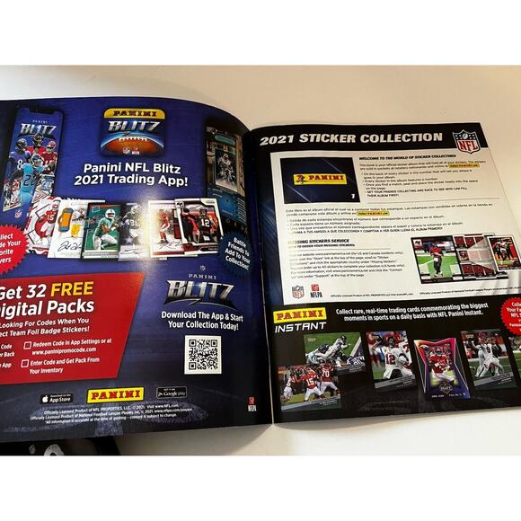 2021 Panini NFL Soft Cover Sticker Collection Album Book NEW UNUSED OUT OF PRINT - Picture 3 of 4